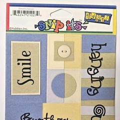 Pebbles Inc Elements Sampler Cardstock Stickers Tidbits Words Quotes Titles