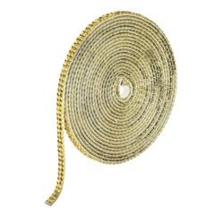 0.2 Inch Self Adhesive Rhinestone Strips 3 Yard for Crafts,Light Gold
