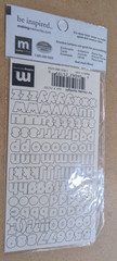Making Memories Creative Letter 5/16 » chunky spotlight #25199 604062251990 New