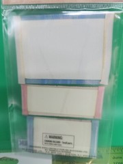 Rebecca Sower Nostalgiques Stitched Label Baby Scrapbook Sewing Sticker EK Rare