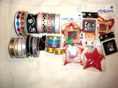 HUGE lot Scrapbooking Ribbons 20 & 6 Frames NIP
