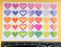 Heart Love Single Sticker Sheet