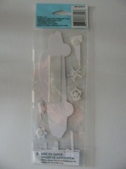 American Greetings POLICE CAR BADGE Creative Touch 3D Stickers NIP