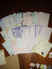 Kawaii 50 Mini Memo Sheets +FREE Large & Sticker Flakes/USA Seller/FREE Ship!!!