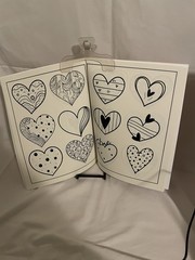 Tiny Hearts Coloring Book + Sticker Pack Bundle