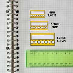 Reminder Task Boxes Planner Stickers