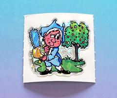Vintage 80’s BJ Prism Washington Cherry Tree February 1984 Sticker Club Mod