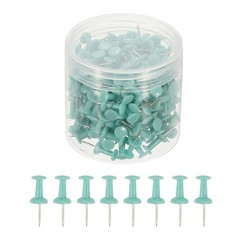 Push Pins, Plastic Head Steel Point Thumb Tacks, 200Pcs, Green
