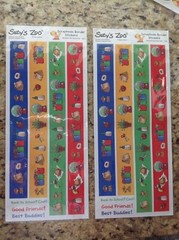 Suzy’s Zoo – 2 Scrapbook Border Stickers: back to school cool