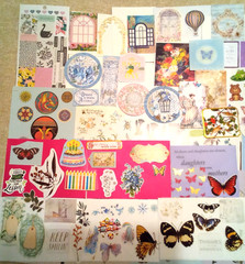 Cardmaking/Collage Supplies, 200 Pieces