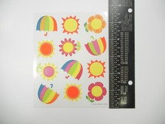 Spring Flowers Umbrellas and Suns Stickers Carson Dellosa