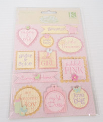 Sweet Pea Baby Girl, Boy’s Life & Girl’s 1st Year Stickers