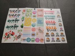 Decorative Stationery Paper Stickers DIY Art Scrapbooking Diary Notebook Lot 12
