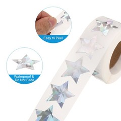 1000pcs Gold/Silver Star Stickers 1 Inch Self-Adhesive Stickers Label for Home
