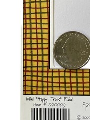 MINI HAPPY TRAILS PLAID Die-Cut “Frame Ups”FRAME(3.5”x4-3/4”)My Minds Eye•Travel