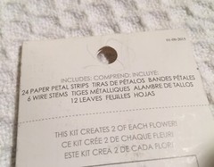 LITTLE B Paper Flowers Petal Kit 2 Kits Bright Mum 100494 Plum Carnation 100485