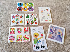 Lot of 18 assorted sticker modules vintage & modern