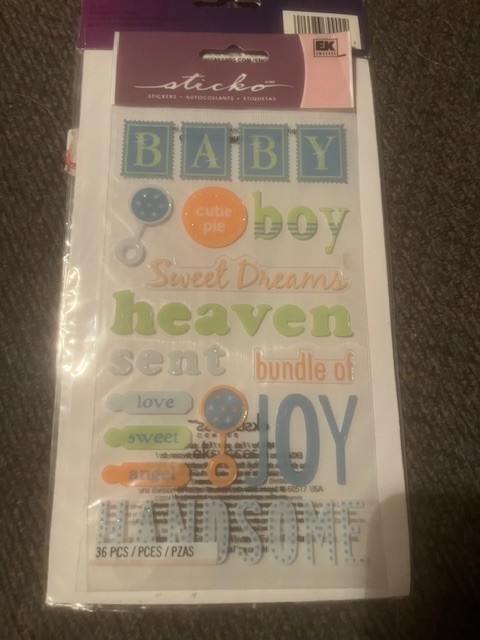 sticko Baby Boy 36 pcs