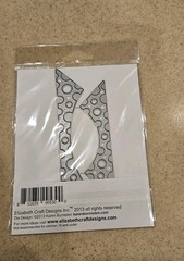 LOT 6 ELIZABETH CRAFT DESIGNS UCHI’S CRAFTY CUTT CARD TAG FRAME DIE SCRAPBOOKING