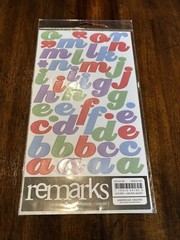 NEW Lot Of 11 Sticker Letters & Numbers For Paper Crafting