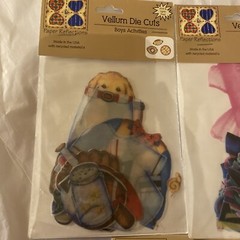 Paper Reflections Vellum Die Cuts Scrapbooking Decorations Lot Of 3 BRAND NEW