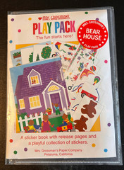 Mrs. Grossman’s Play Pack Bear House Stickers and Book 1979-2000!