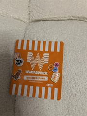 2026 Whataburger Kids Meal Sticker Pack 3 of 5 Collectible Sealed Set of 8 New