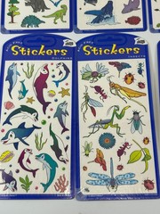 12 Animals Ocean Life Sticker Sheets Mello Smello Sharks Kittens Puppies Horses