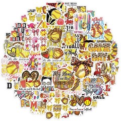 MENIFEND 100pc Softball Game Day Stickers