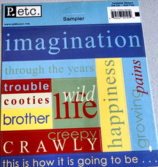 Vintage Pebbles All Boy Cardstock Stickers Scrapbooking 2011 6×12 NOS