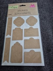 Crafters Square/ASSORTED-Metallic,Floral,Pop-Up,3D Motion Stickers/Lot of 6/NEW