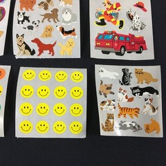 Sandylion Stickers Dogs Cats Faces Hearts Peace Children Flowers Garden Lot