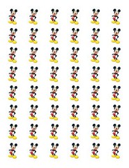 48 MICKEY MOUSE ENVELOPE SEALS LABELS STICKERS 1.2″ ROUND