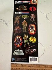 American Craft Hasbro GiJoe 14 PC Accent & Phrase Stickers Scrapbooking Crafts