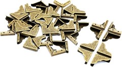 50 Pcs Bronze Metal Book Corner, Albums, Books, Notebooks, Scrapbooks, Folder…