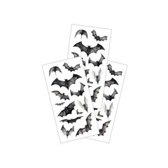 Bats Scrapbooking or Craft Sticker 2×4″ Inch Sticker Sheet