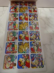 VTG D.M. Holiday Stickers 168 Value Pack Christmas Teddy Bears New