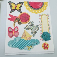 Lot 3 Creative Memories Layered Stickers Summer Days of Winter Days of Spring
