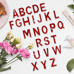 72 Pcs Rhinestone Letter Stickers – Crystal Alphabet A-Z & Number 0-9 Self-Adhes