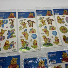 Disney Pooh Piglet Eyeore Stickers lot of 10 New
