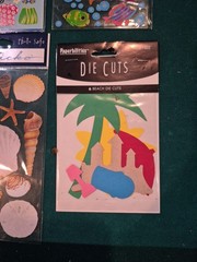 Lot Tropical Travel Stickers Scrapbook Die Cuts Unopened 8 Packs