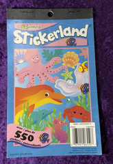 Sticker Lot Sea Creatures Vtg Y2K Ocean Life Fish Whales Mermaids Sandylion book