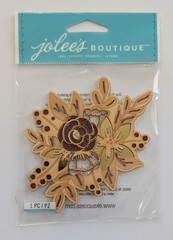 Jolee’s Large Wood Floral Cluster Scrapbooking Embellishment