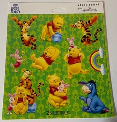 Winnie the Pooh & Tigger Stickers New (5) & Used (5) Confetti Hallmark Sandylion