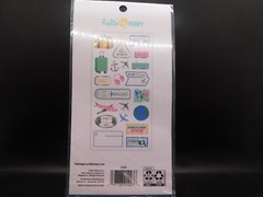 Hello Hobby Multicolor travel themed stickers 21pcs