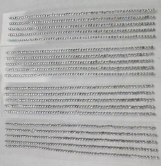 CraftbuddyUS 1200 pcs 1.5mm (20 Strips) AB Clear Self Adhesive Round Gems, DIY