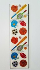 HAMBLY STUDIOS PRISMATIC STICKERS SPORTS FOOTBALL BASEBALL TENNIS SOCCER RARE