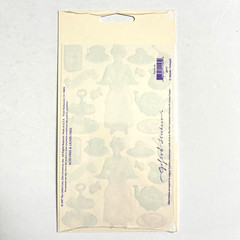 Time for Tea Stickers Victorian Party The Gifted Line John Grossman NIP Vintage