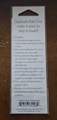 Pebbles Inc. Duplicate Rub-Ons ~ Black ~ happy holidays ~ Scrapbooking Crafts