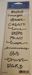 deja views wonderful words Inspiration repostionable stickers